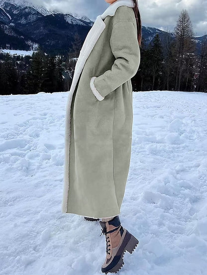 Jacket Breathable Pocket Fleece Teddy Women's Coat Warm