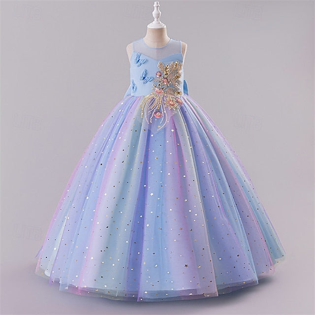 Dress Girls' Kid's Girl Flower Princess