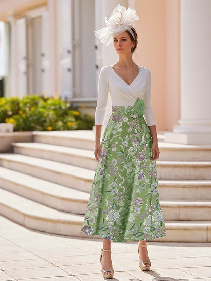 the of Elegant Mother Wedding A-Line Dress Bride Beach