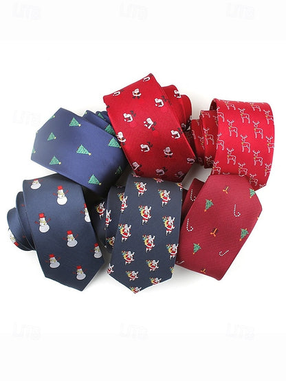 Necktie Santa Christmas Men's with