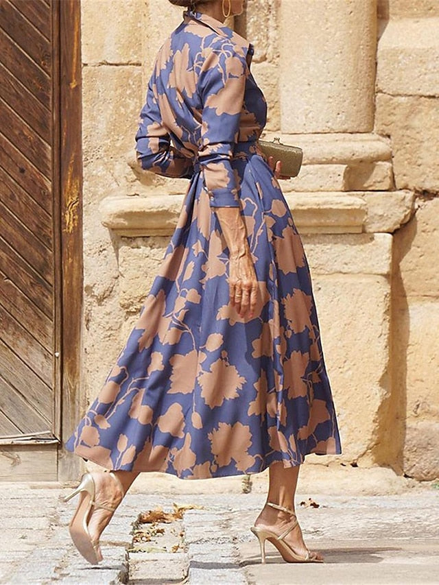 Women's Shirt Dress Casual Dress Swing Dress Maxi long