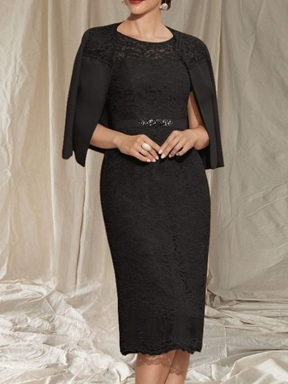 the Two Dress / Bride of Mother Wedding Sheath Piece Column