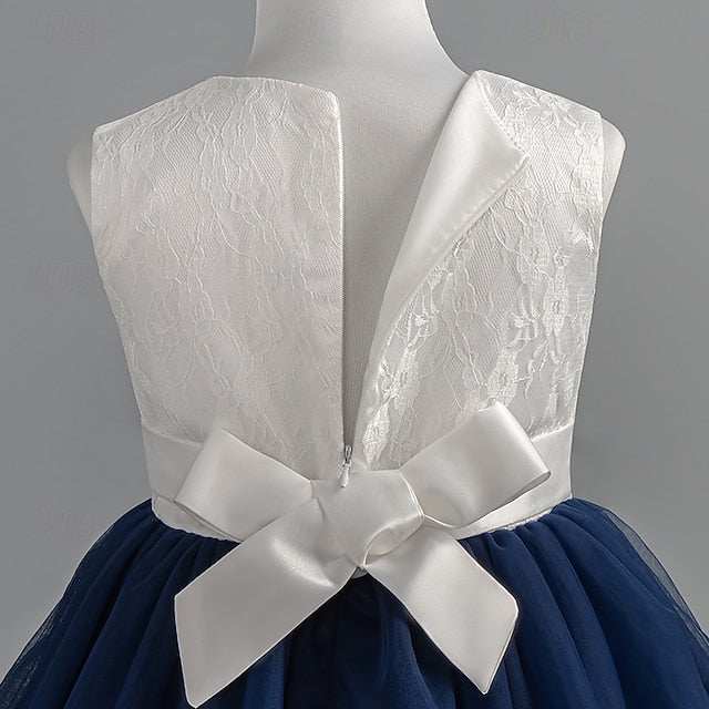 Sleeveless Special Girls' Wedding Party Kids Floral Dress