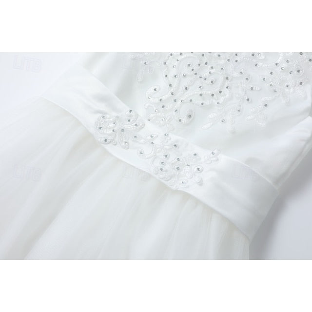 Kids Flower Girl Girls' Sleeveless Dress Wedding