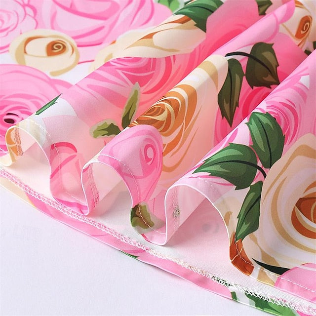 Party 3D Summer Sleeveless Flower Easter Dress Girls'