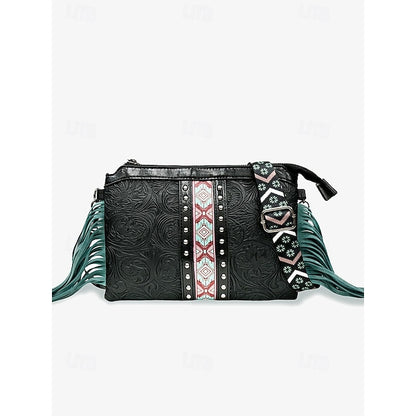 PU Crossbody Ledertasche Schultertasche Wristlet Damentaschen