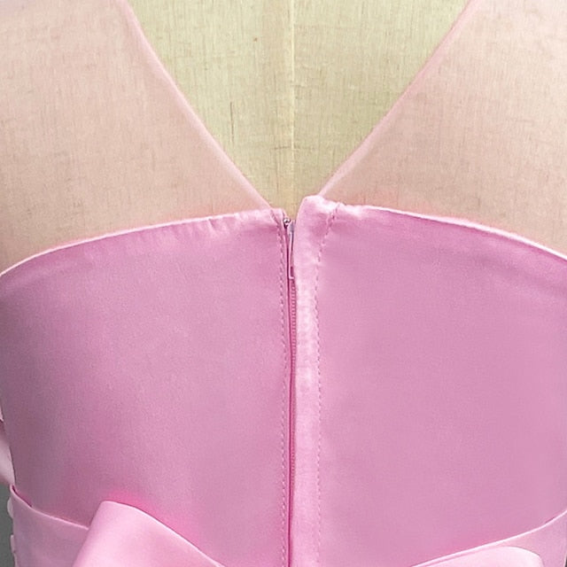 Girl Girls' Solid Flower Kids Dress Colored