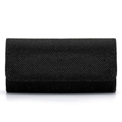 – Evening Clutch Purse Silver Elegant Women's Glitter
