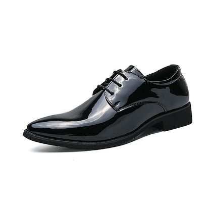 – Leather Oxford Shiny Shoes Formal Men's Dress Patent