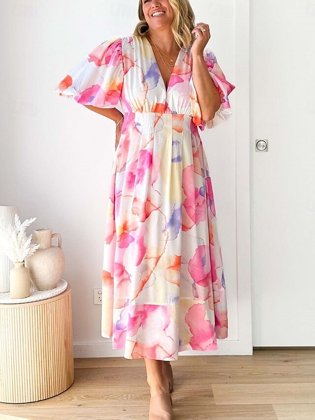 Women's Maxi Dress A Line Dress Casual Outdoor Going out