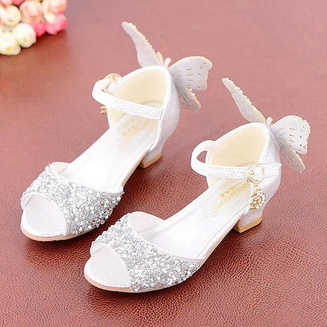 Shoes Sparkly Butterfly Princess Glittery Girls'