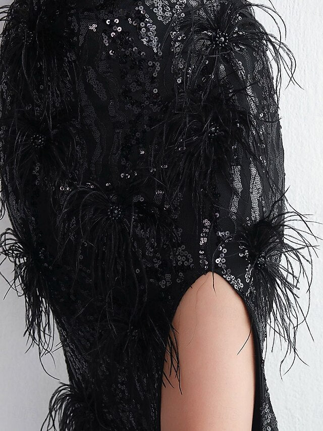 Mermaid / Trumpet Floor Length Prom Dresses Elegant Sleeveless V