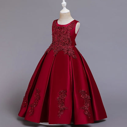 Girls' Flower Dress Girl Party Wedding