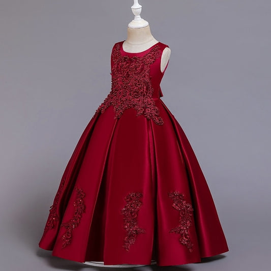 Girls' Flower Dress Girl Party Wedding