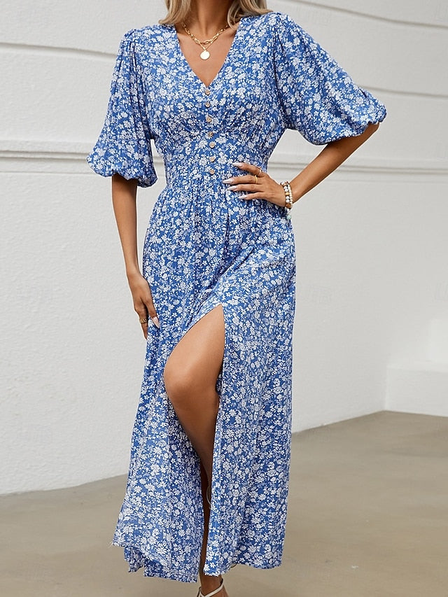 Women's Maxi Dress A Line Dress Vacation Casual Outdoor