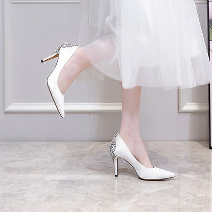 Bridesmaid Women's Shoes Bridal Dress Pumps Wedding Office