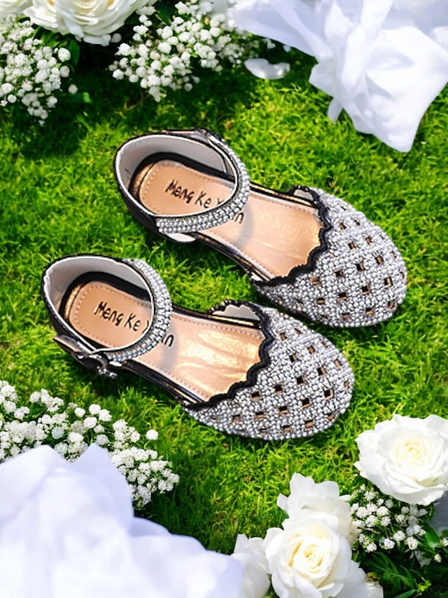 Rhinestone �?Shoes Jane Girls' Sparkly Scalloped Mary