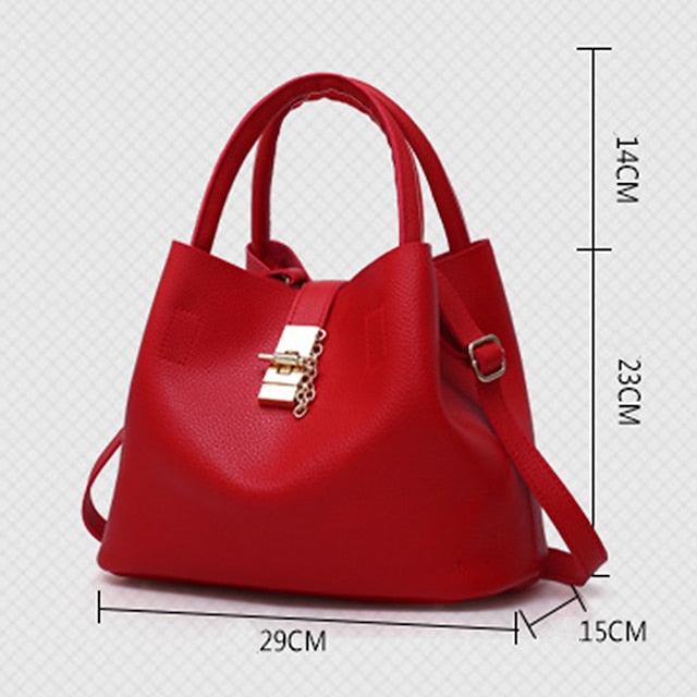 Chaîne pour femme en or rouge avec cadenas en cuir et similicuir