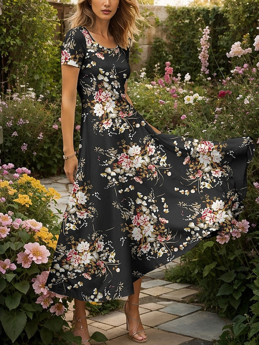 Women's Maxi Dress Knit Dress Casual Dress A Line Dress