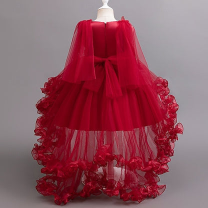 Girls' Wedding Girl Party Dress Flower Formal