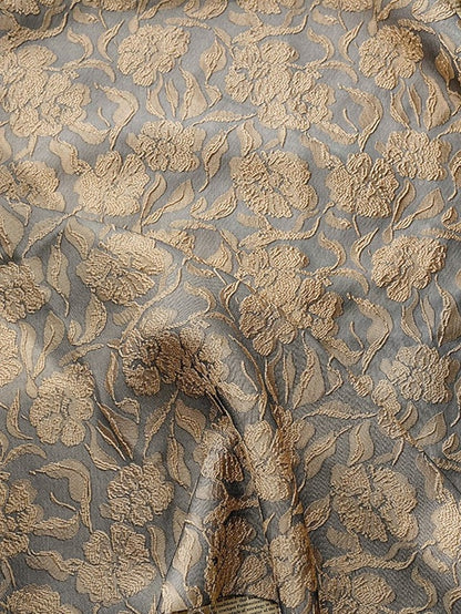 Jacquard Brocade Dresses A-Line Dress Floral Cocktail Elegant