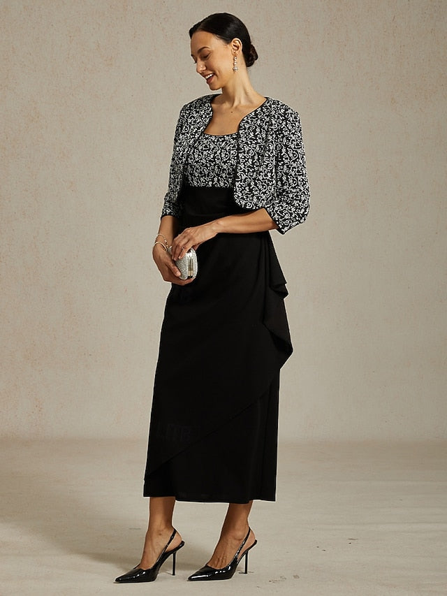 Women's Jacket Dress Sheath Dress Maxi Dress Elegant Formal