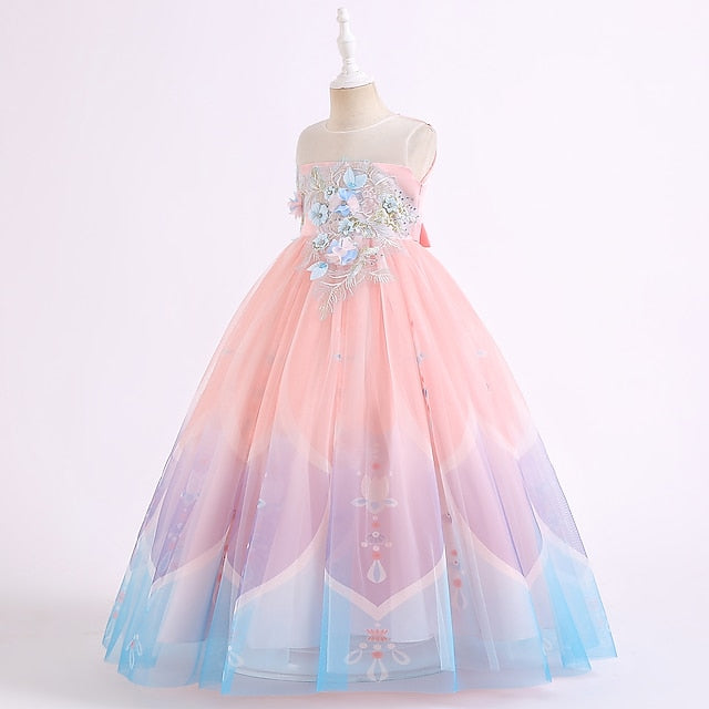 Party Girls' Girl Kids Flower Dress