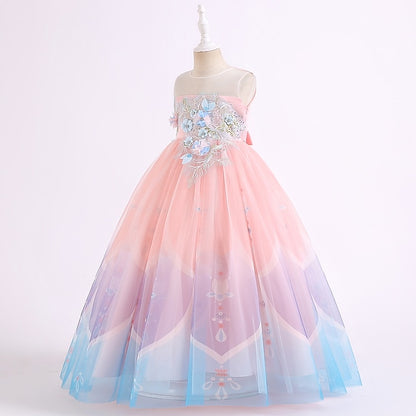 Party Girls' Girl Kids Flower Dress