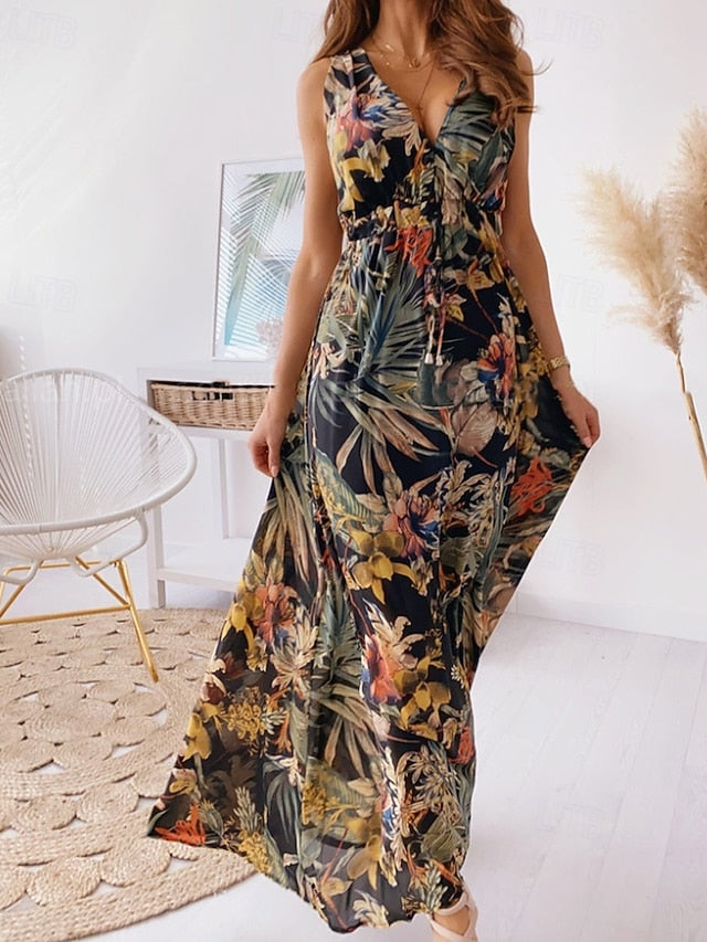 Women's Long Dress Maxi Dress Floral Dress Print Dress