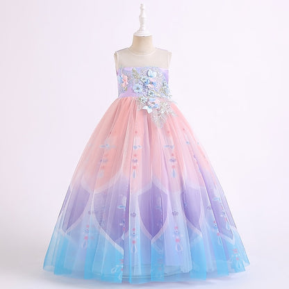 Party Girls' Girl Kids Flower Dress