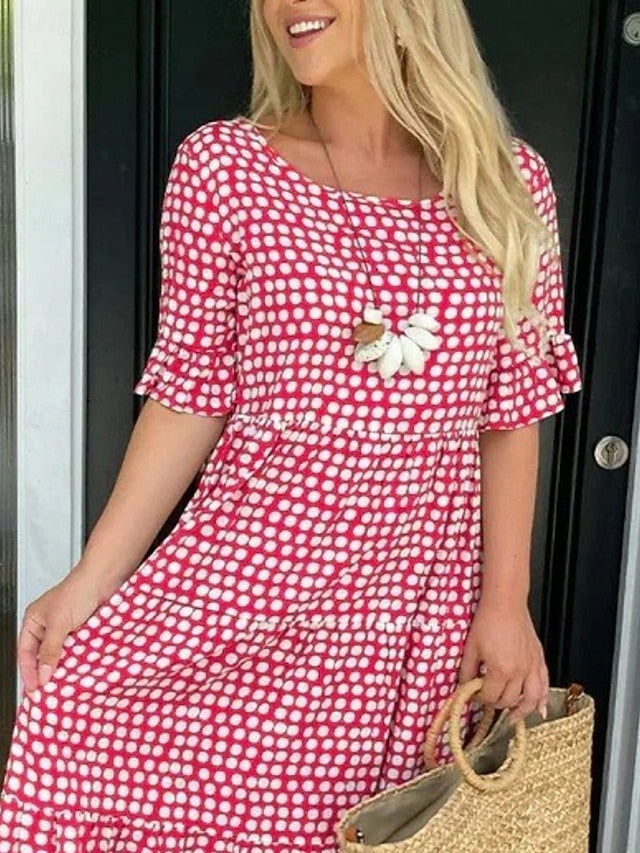 Women's Midi Dress Casual Dress Stylish Casual Vacation