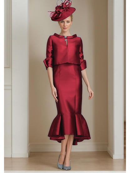 Piece the Dress Formal Wedding Mother Bride Mermaid Guest Two of