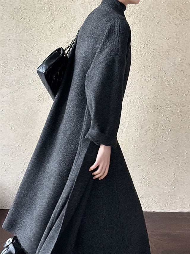 Women's Long Dress Maxi Dress Sweater Dress Knit Dress