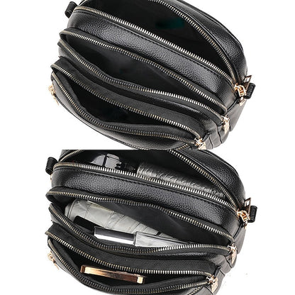 Ledertasche Dome Crossbody Schultertasche PU Damen