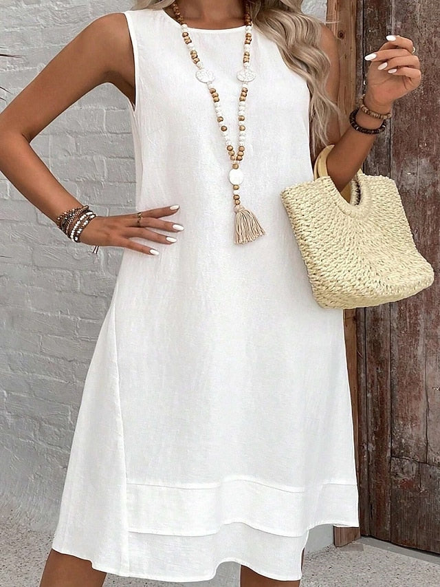 Women's Midi Dress Summer Dress Casual Daily Regular Fit