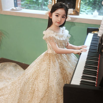 Kid's Princess Flower Girl Girls' Dress
