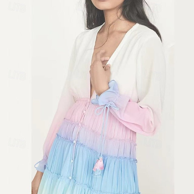 Women's Midi Dress Floral Dress Fashion Modern Daily Going