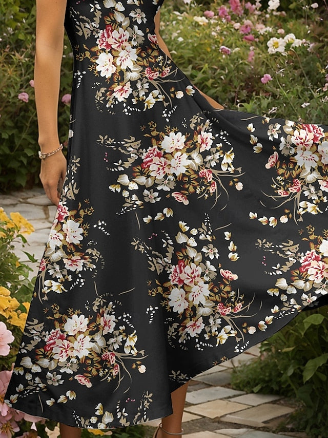 Women's Maxi Dress Knit Dress Casual Dress A Line Dress