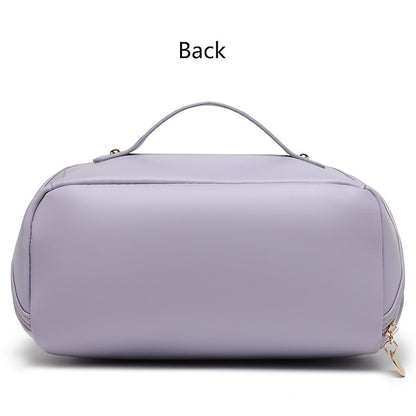 Sac à main de voyage en cuir PU pour femme, sac de maquillage et de cosmétiques