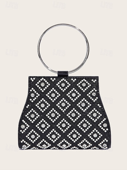 Bag Rhinestone Clutch Evening Women's – Embellished
