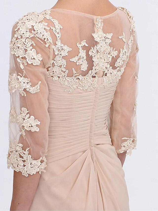 Mother Plus A-Line the Wedding of Bride Dress Size Guest Elegant