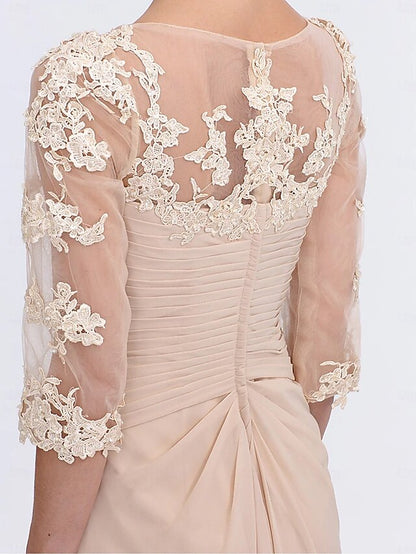 Mother Plus A-Line the Wedding of Bride Dress Size Guest Elegant