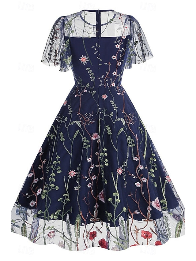 Women's Mini Dress A Line Dress Tulle Dress Elegant Party