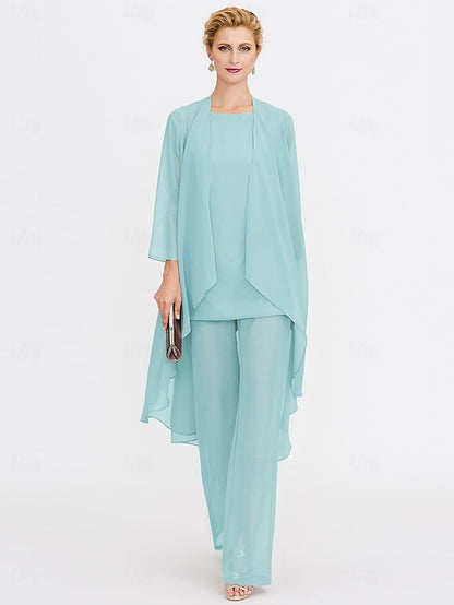 Beach of 3 Wedding Piece Bride the Mother Pantsuit