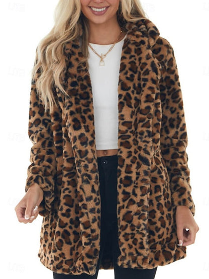 Women's Pockets Coat Warm with Breathable Winter Patchwork