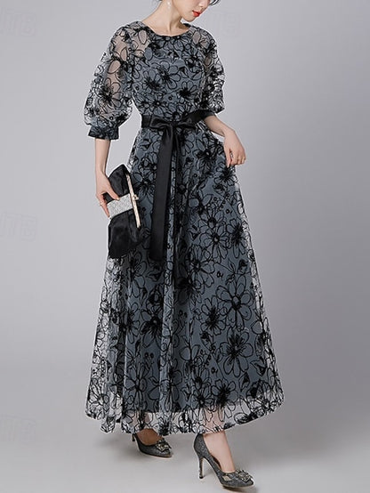 Formal of Elegant Vintage the Mother Bride Dress A-Line