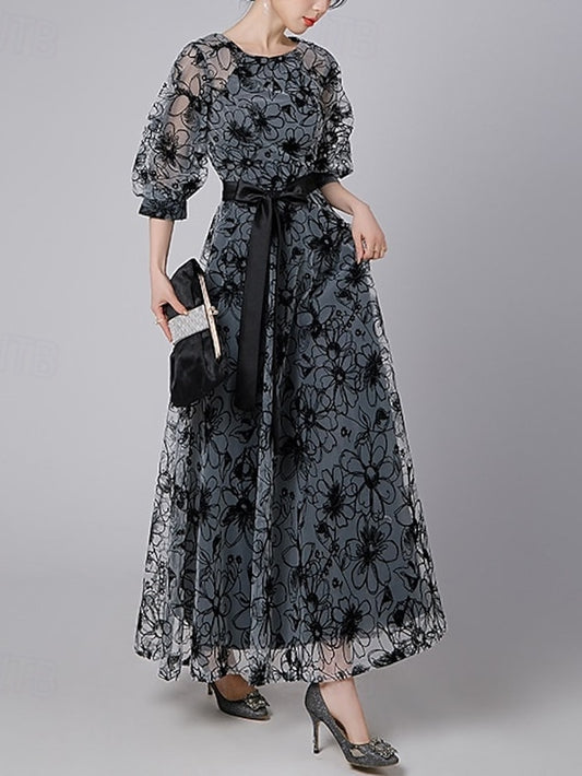 Formal of Elegant Vintage the Mother Bride Dress A-Line