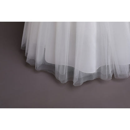 Dress Solid Girls' Kids Color Girl Flower Party