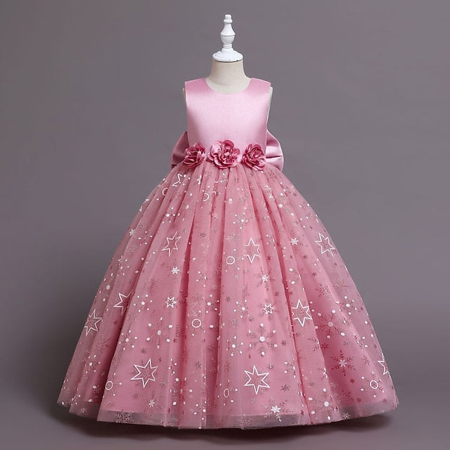 Kids Dress A Party Girls' Little Flower Wedding Line