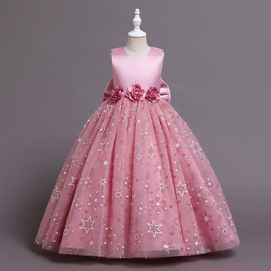 Kids Dress A Party Girls' Little Flower Wedding Line